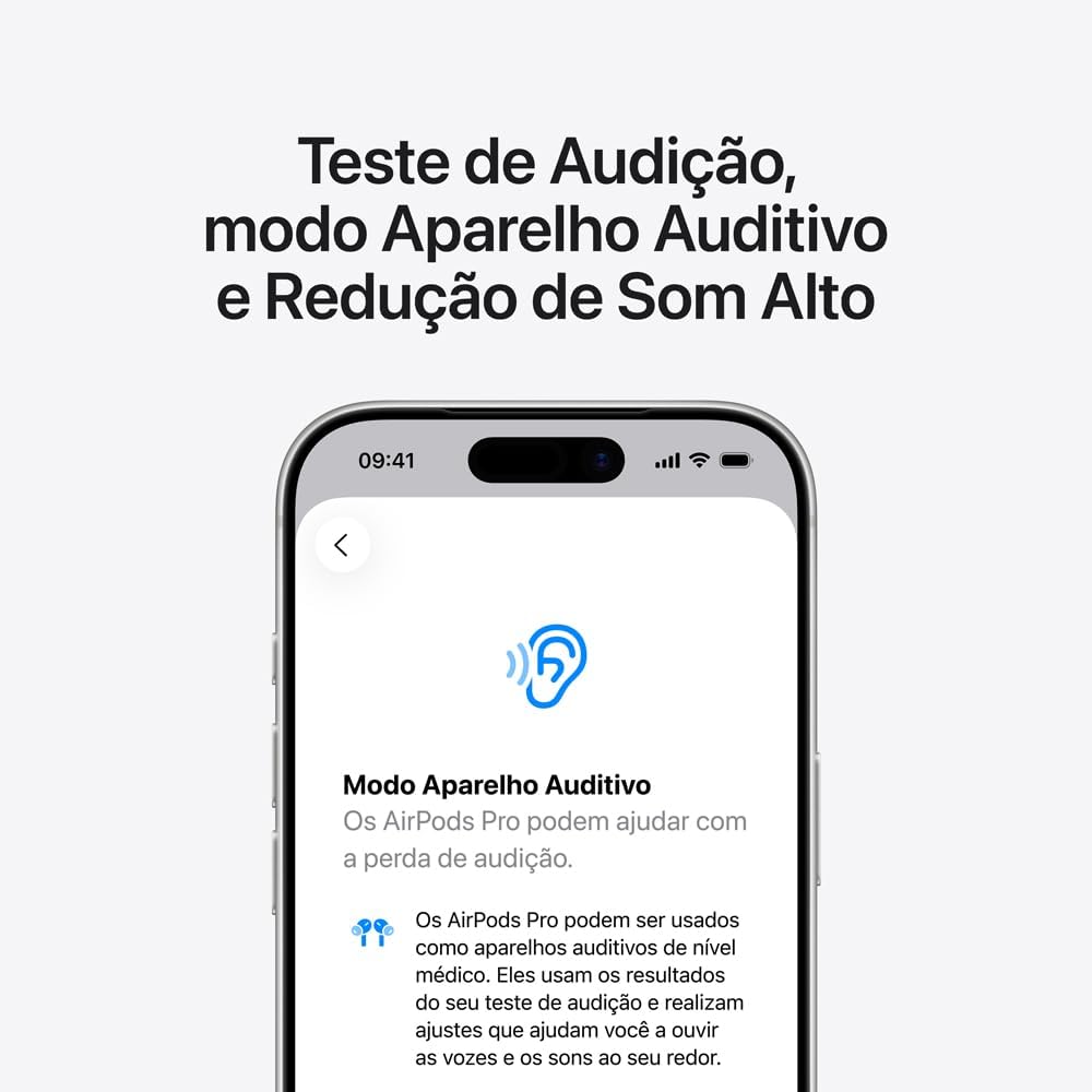 Apple AirPods Pro 3 com Cancelamento Ativo de Ruído — foto 4