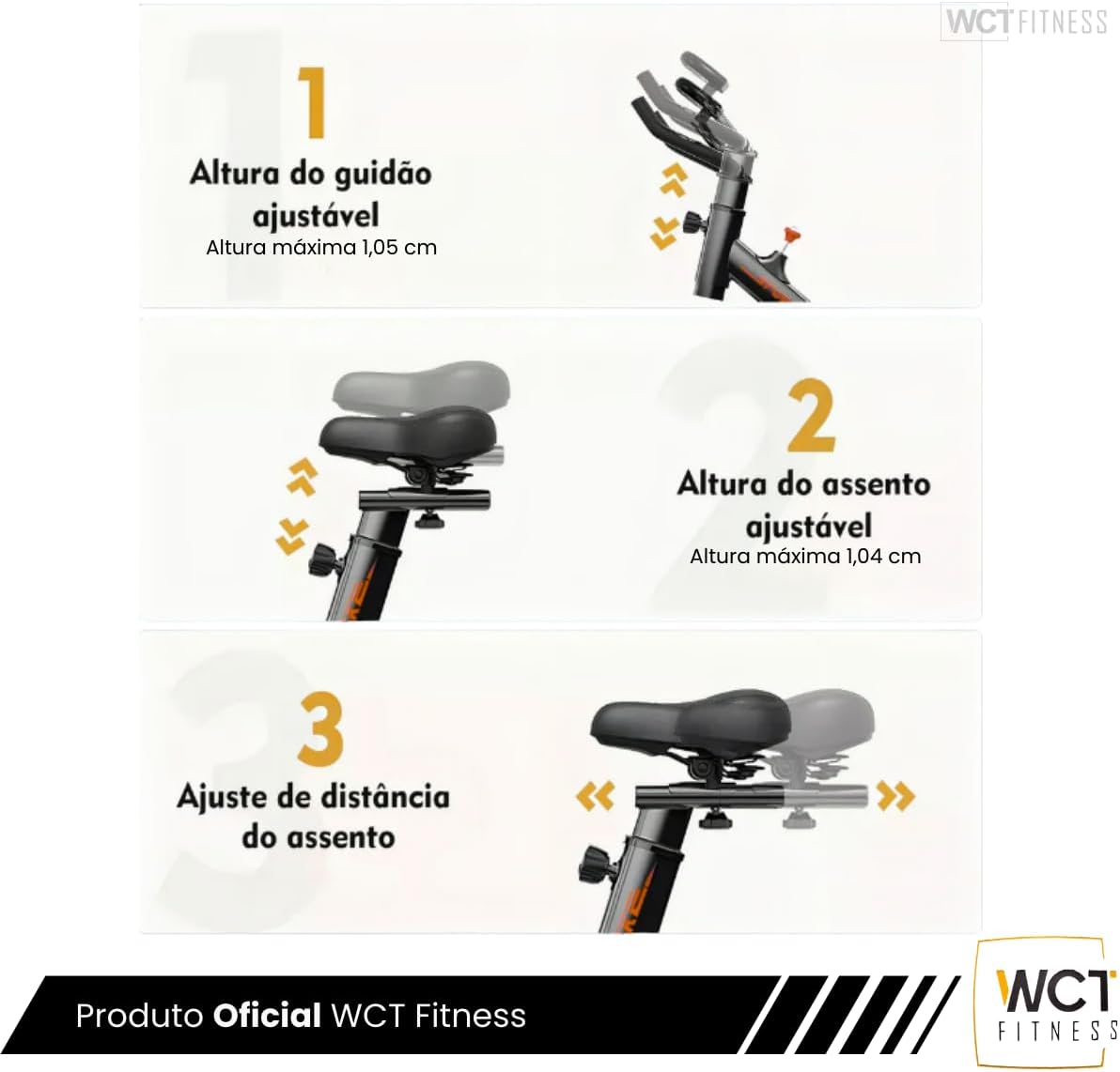 Bicicleta Ergométrica com Assento Ajustável e Monitor de Exercícios — foto 5