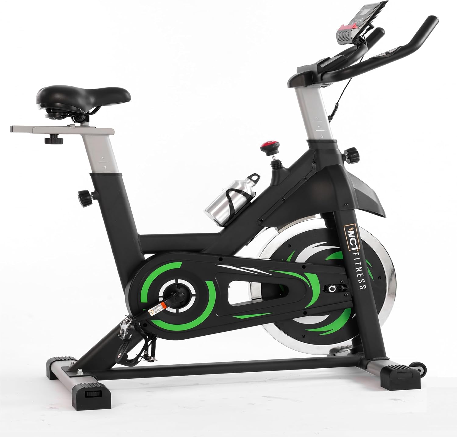 Bicicleta Ergométrica com Assento Ajustável e Monitor de Exercícios