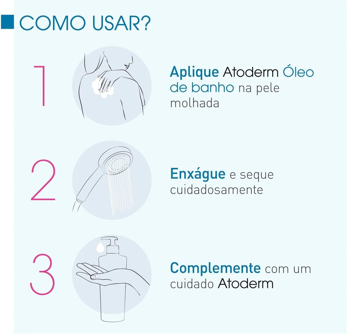 Bioderma Atoderm Óleo De Banho - 1 Litro - Higiene Hidratante Diária — foto 5
