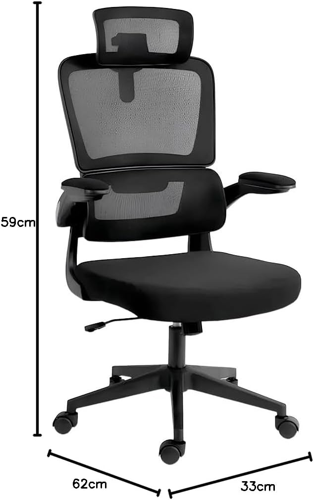 Cadeira Redragon Office Hela Preto C214-B — foto 2