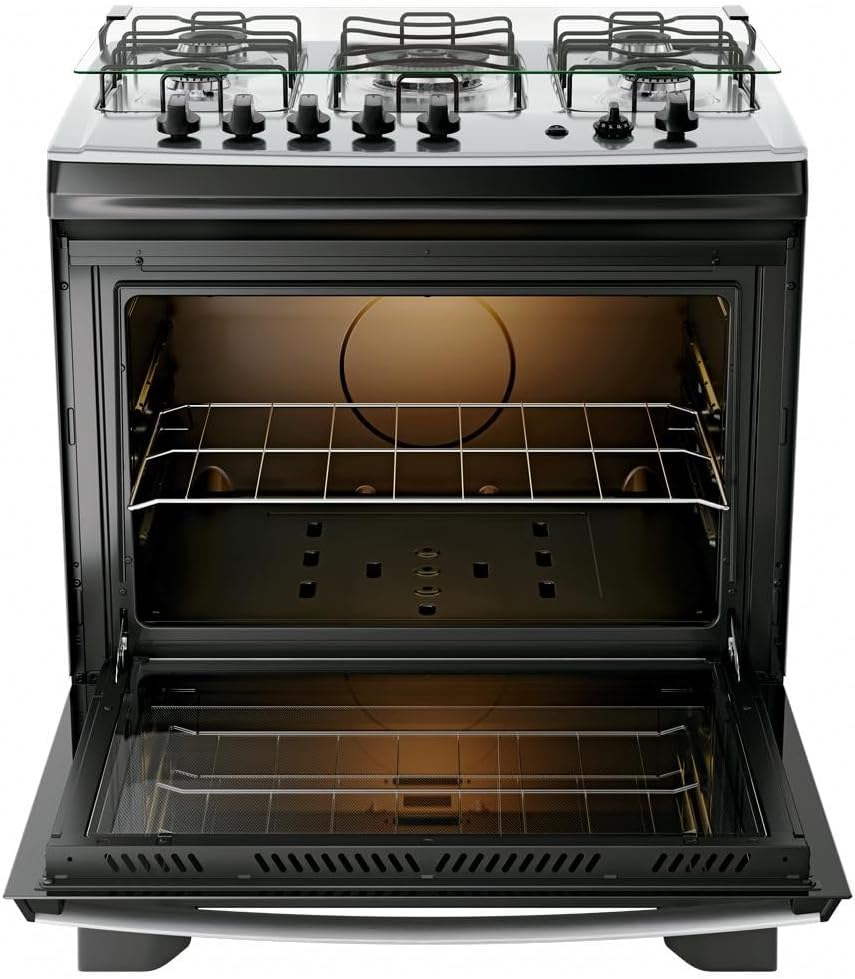 Fogão Supreme Inox Timer 5Q Preto — foto 5