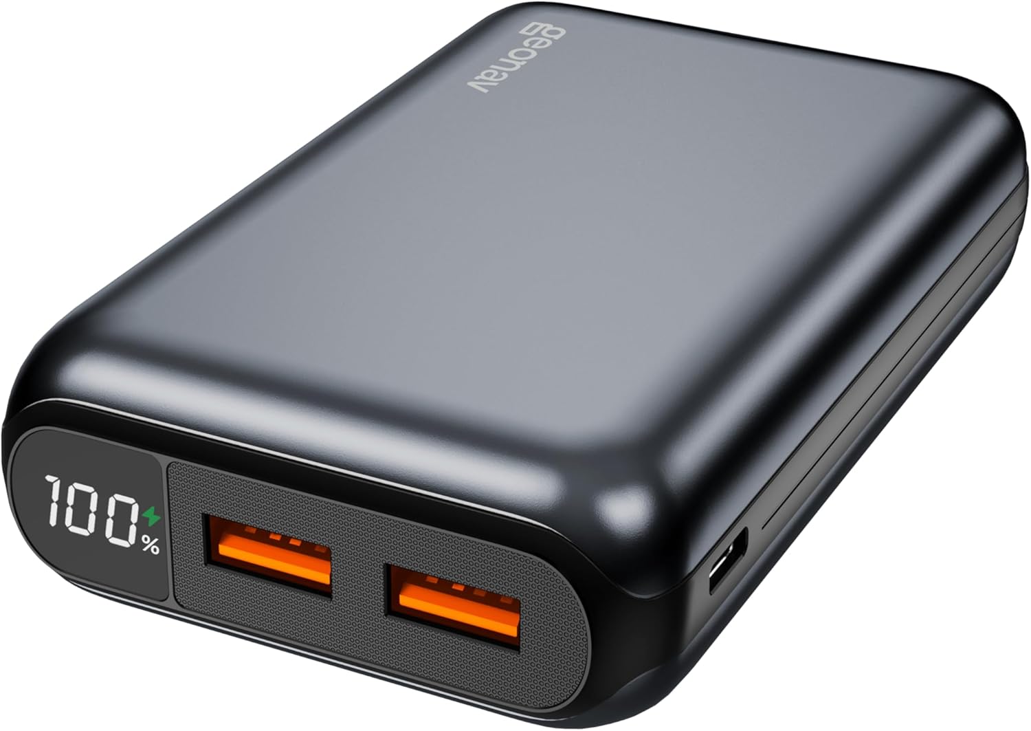 Geonav Power Bank PB20K20WSG 20.000mAh Carregador Portátil USB-A e USB-C Cinza