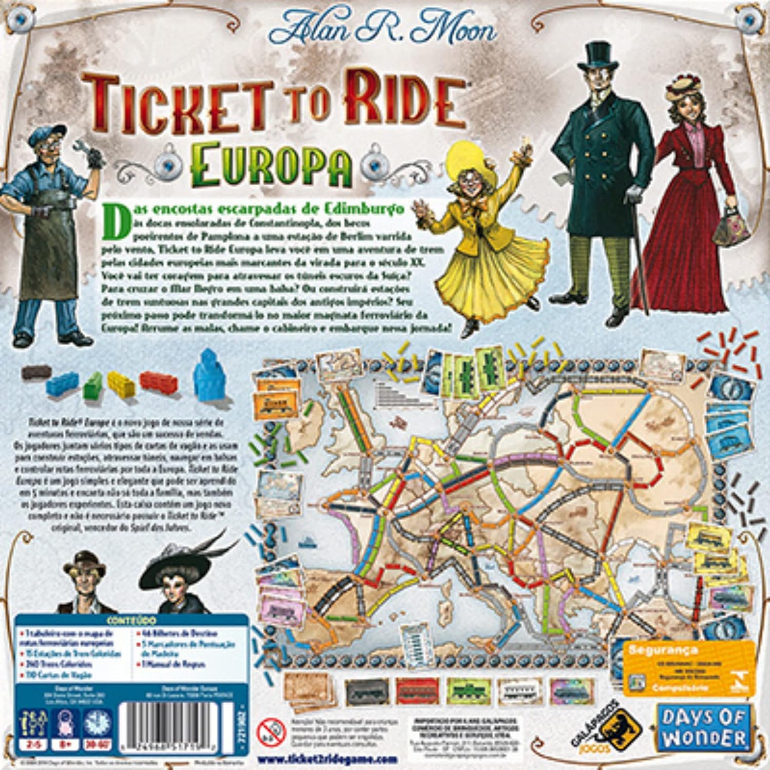 Ticket to Ride Europa - Jogo de Tabuleiro — foto 6