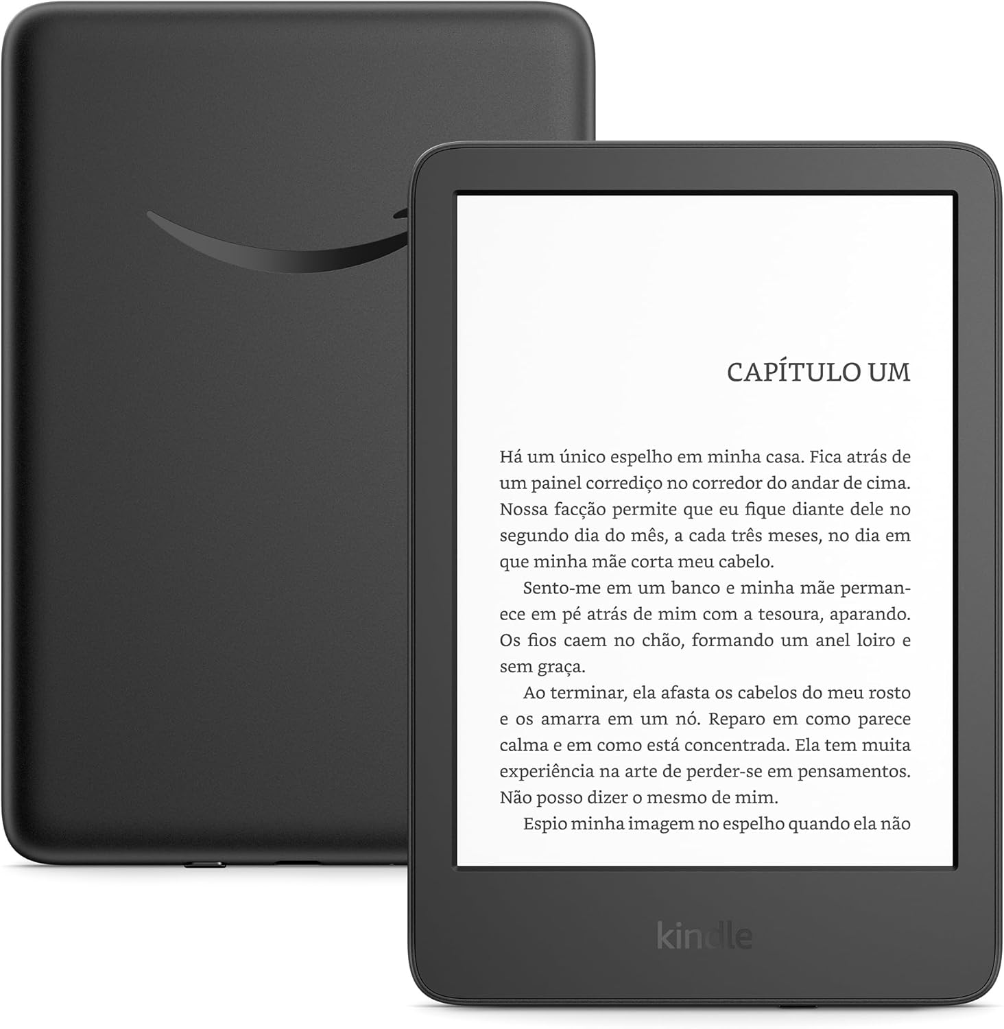 Kindle 16 GB - Leve e compacto, tela antirreflexo, luz frontal ajustável - Cor Preta