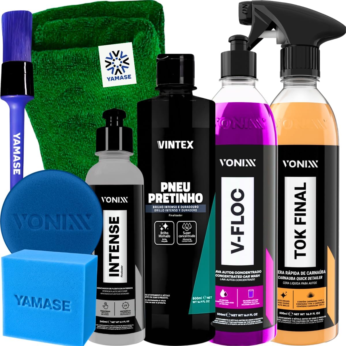 Kit Shampoo V-FLOC Cera Tok Final Revitalizador Intense 240ml Vonixx