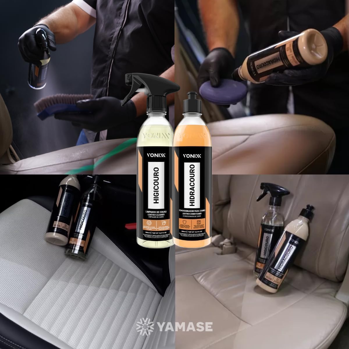 Kit Vonixx Higicouro e Hidracouro para Couro Automotivo — foto 2