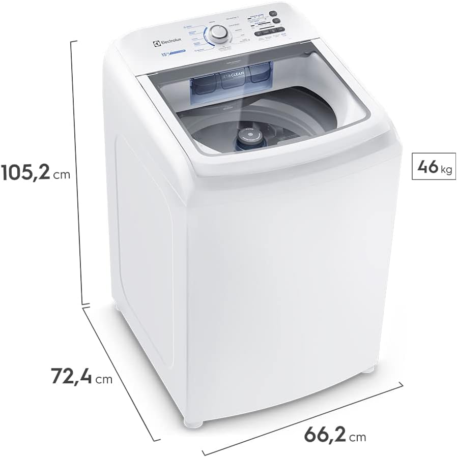 Lavadora de Roupas Electrolux com Dispenser Autolimpante Jet&Clean — foto 2