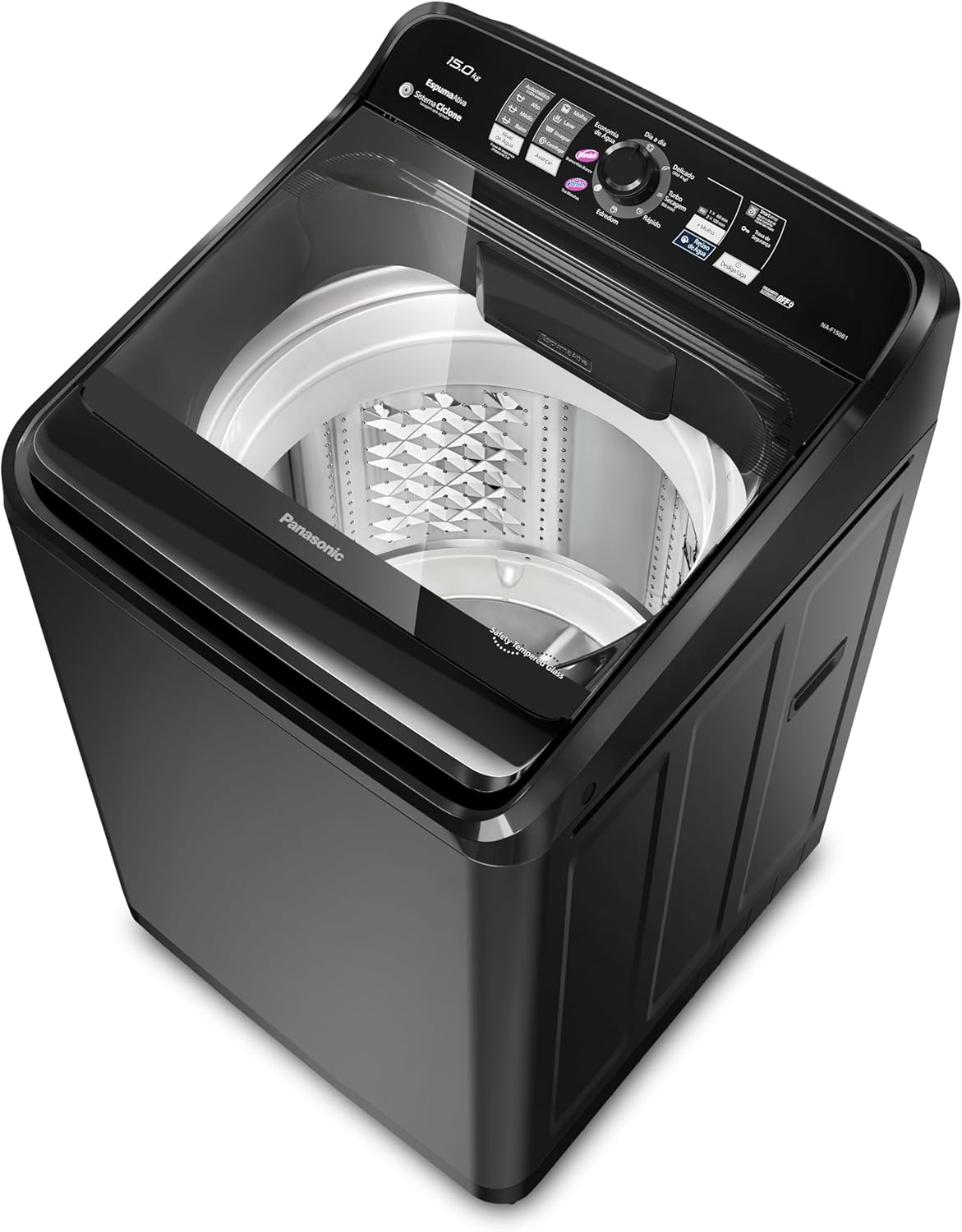 Lavadora de Roupas Panasonic 15kg Titânio 220V — foto 3