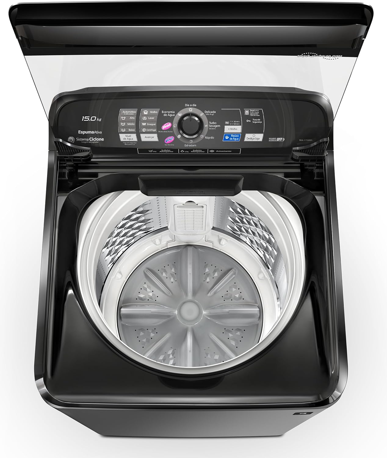 Lavadora de Roupas Panasonic 15kg Titânio 220V — foto 2