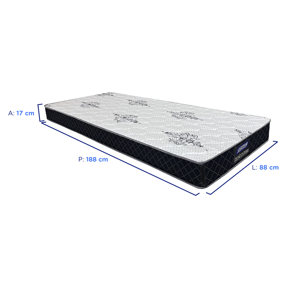 Colchão Solteiro Espuma D33 Gazin Supreme 88x188cm — foto 3