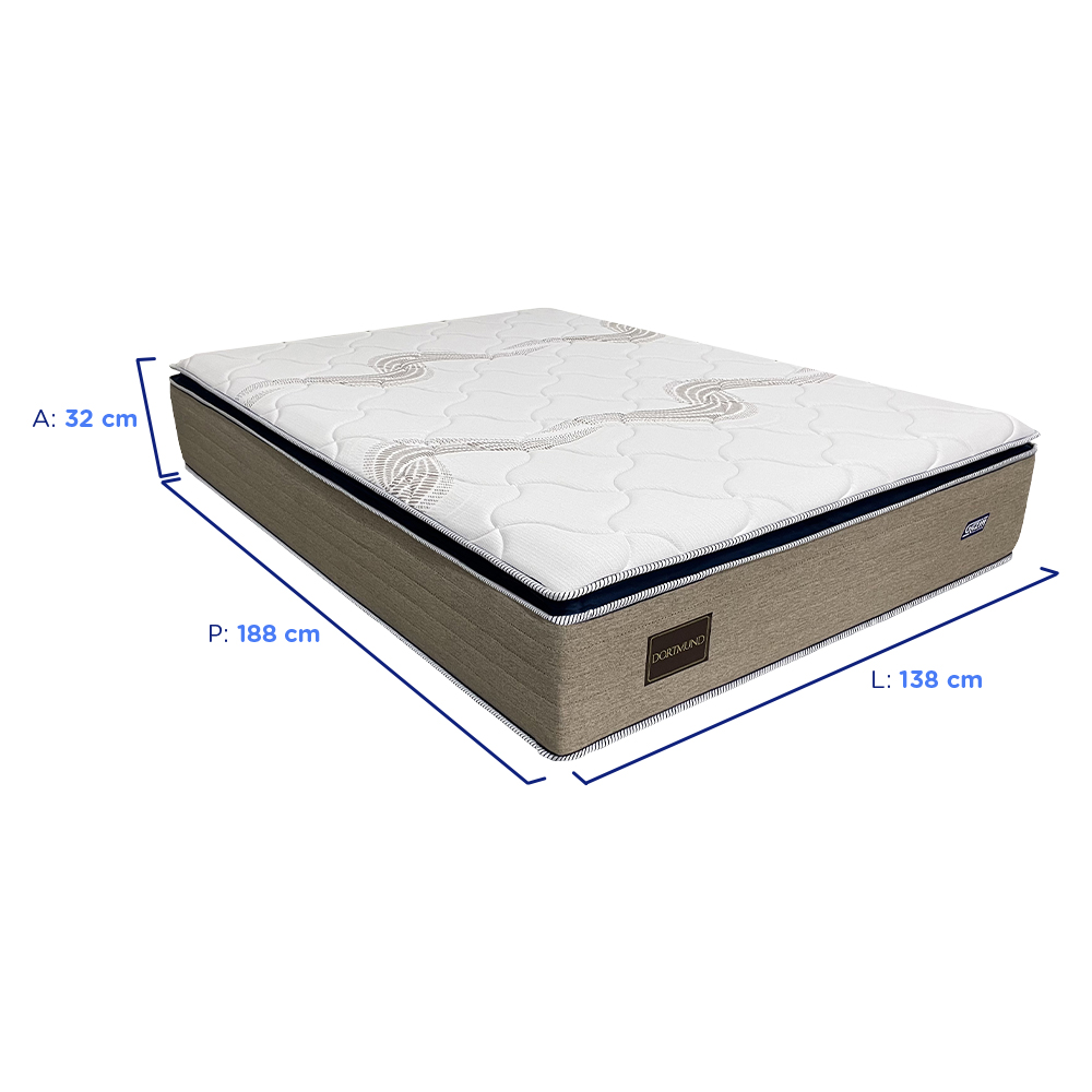 Colchão Casal Molas BlueWave Gazin Dortmund 138x188 — foto 3