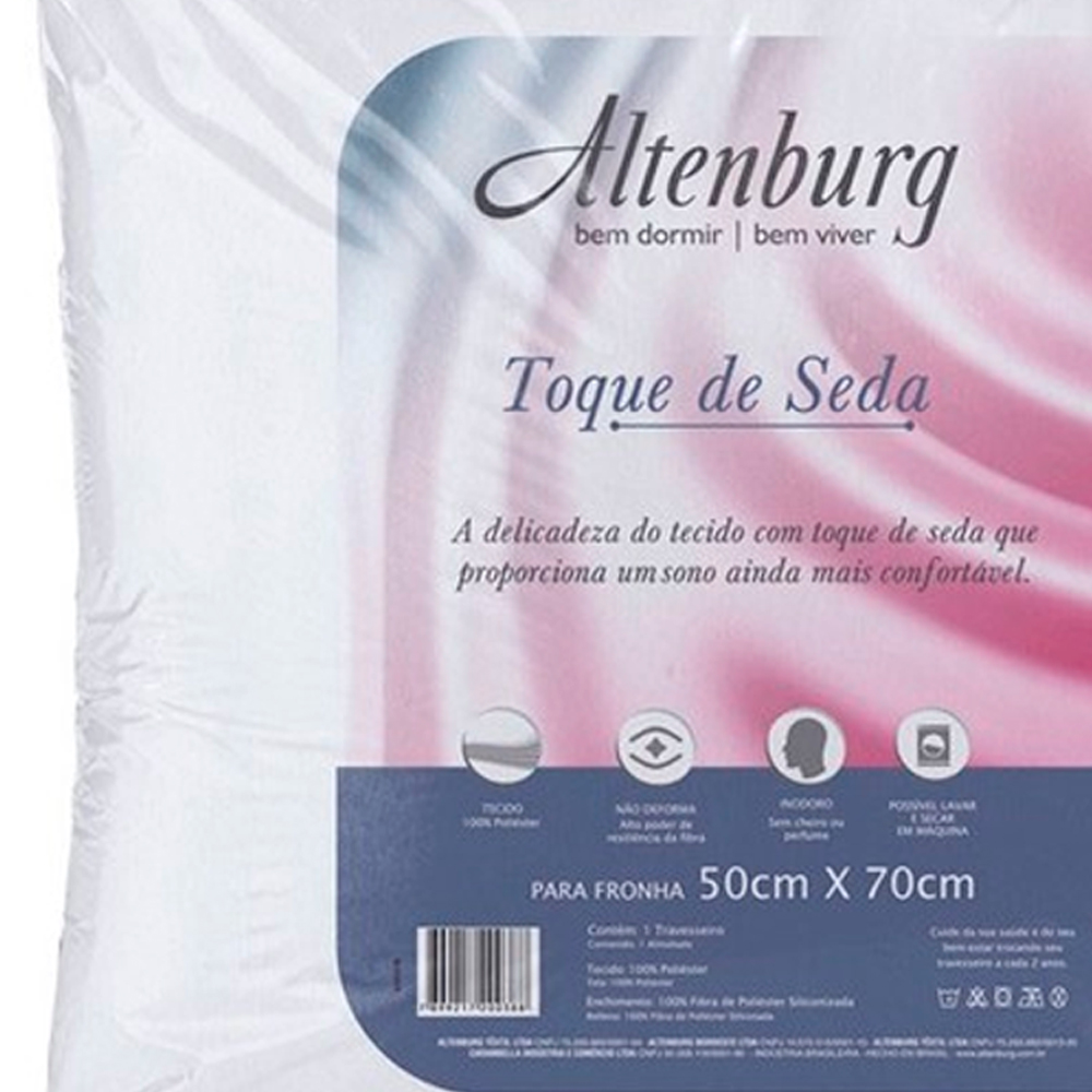 Travesseiro Altenburg Toque de Seda Suporte Macio — foto 6