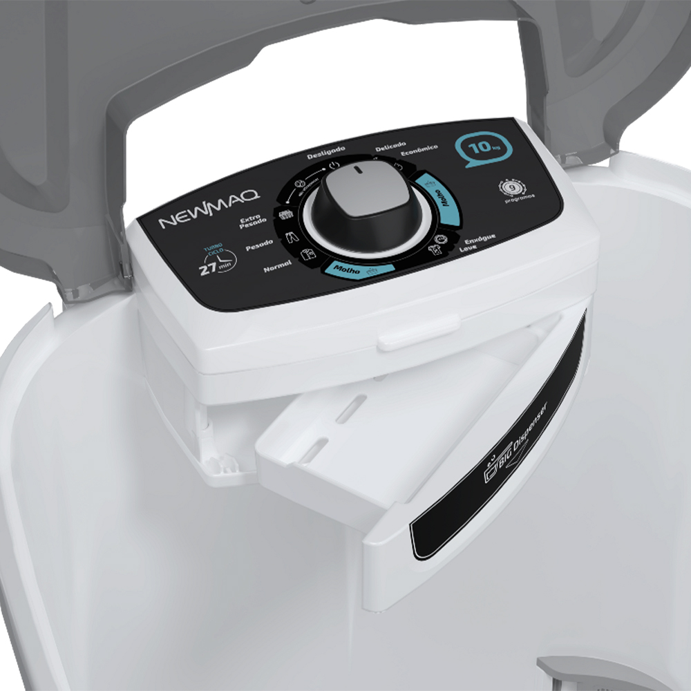 Tanquinho Newmaq 10kg Semiautomático com Big Dispenser — foto 6