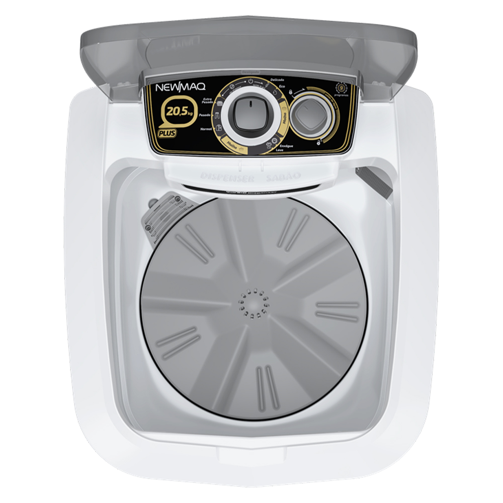 Tanquinho Newmaq Plus 20kg Semiautomático com Big Dispenser — foto 5