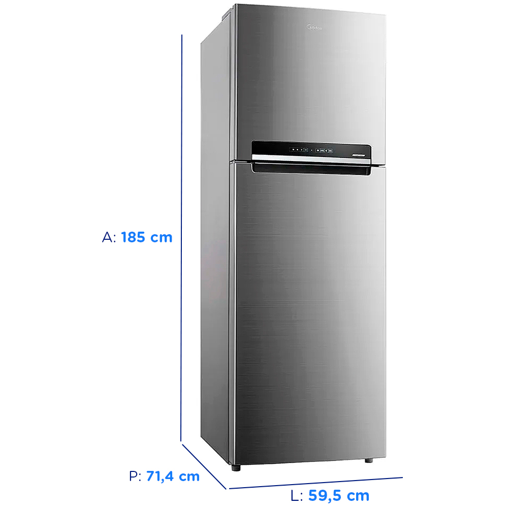 Geladeira Midea 425L Frost Free Duplex MDRT57 — foto 3