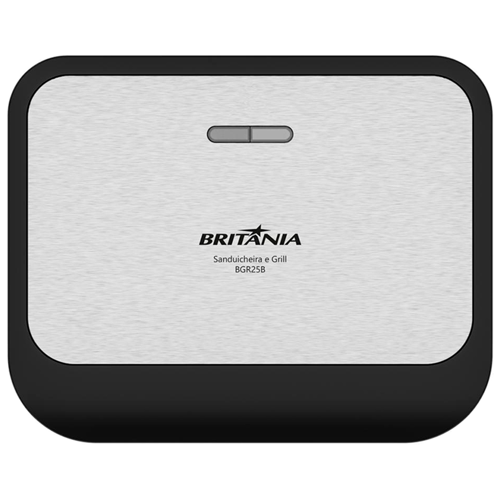 Grill Sanduicheira Britânia BGR25B Antiaderente 750W — foto 4