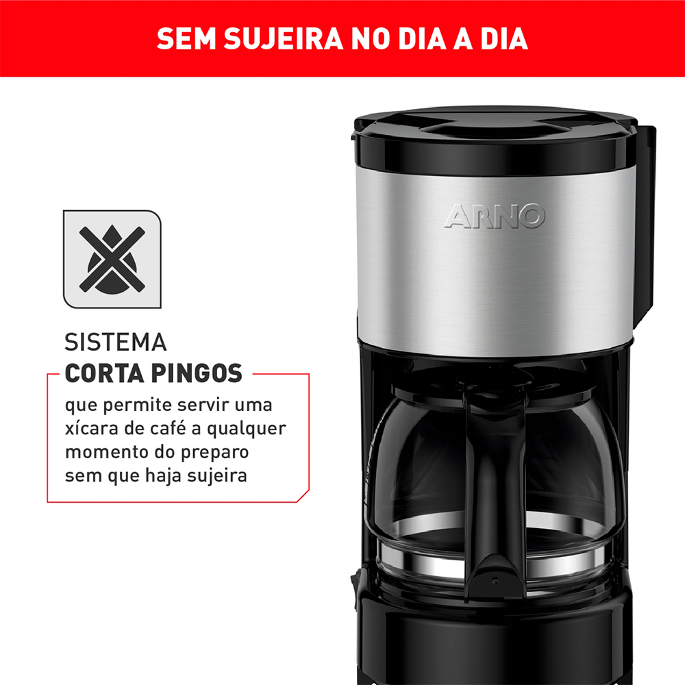 Cafeteira Elétrica Arno Filtro Perfectta CFPI 0,6L — foto 5
