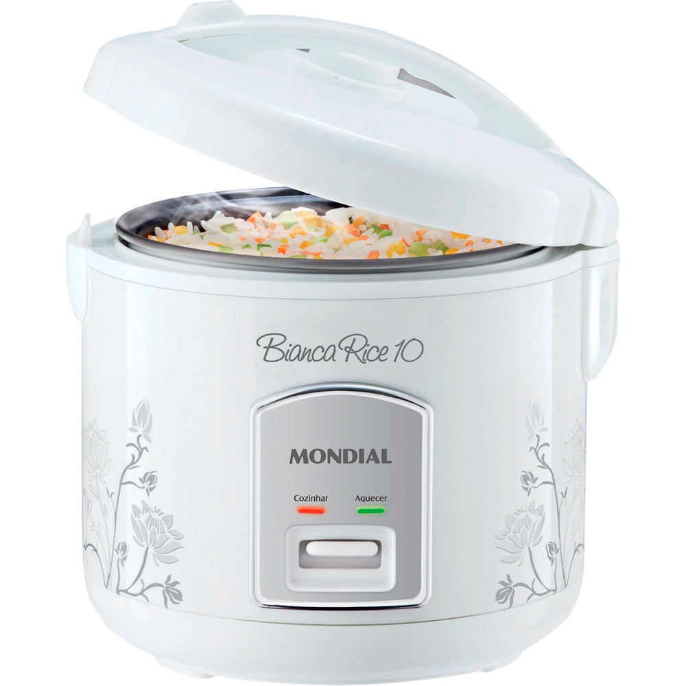 Panela Elétrica de Arroz Mondial Bianca Rice 10 Xícaras 2L PE10