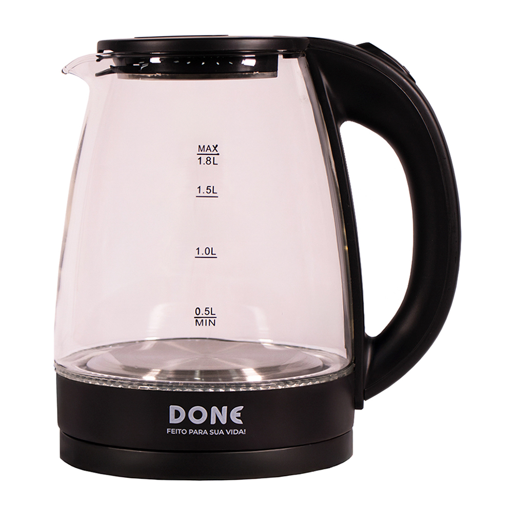Chaleira Elétrica Done Glass 1,8L 1500W Bivolt