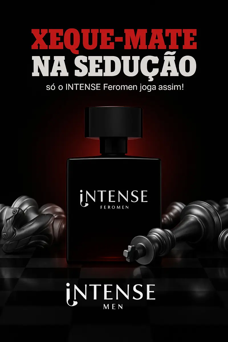 Perfume Masculino INTENSE Feromen 50ml Amadeirado Aromático Spray — foto 5