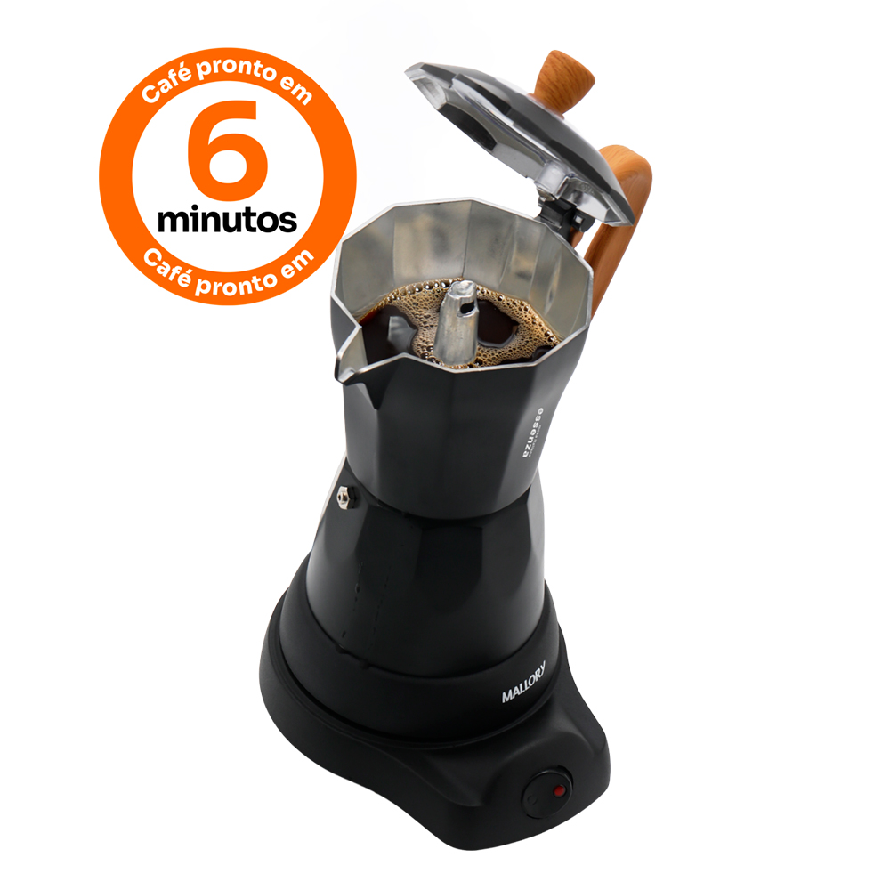 Cafeteira Elétrica Italiana Essenza Mallory B9200072 6 Xícaras — foto 5