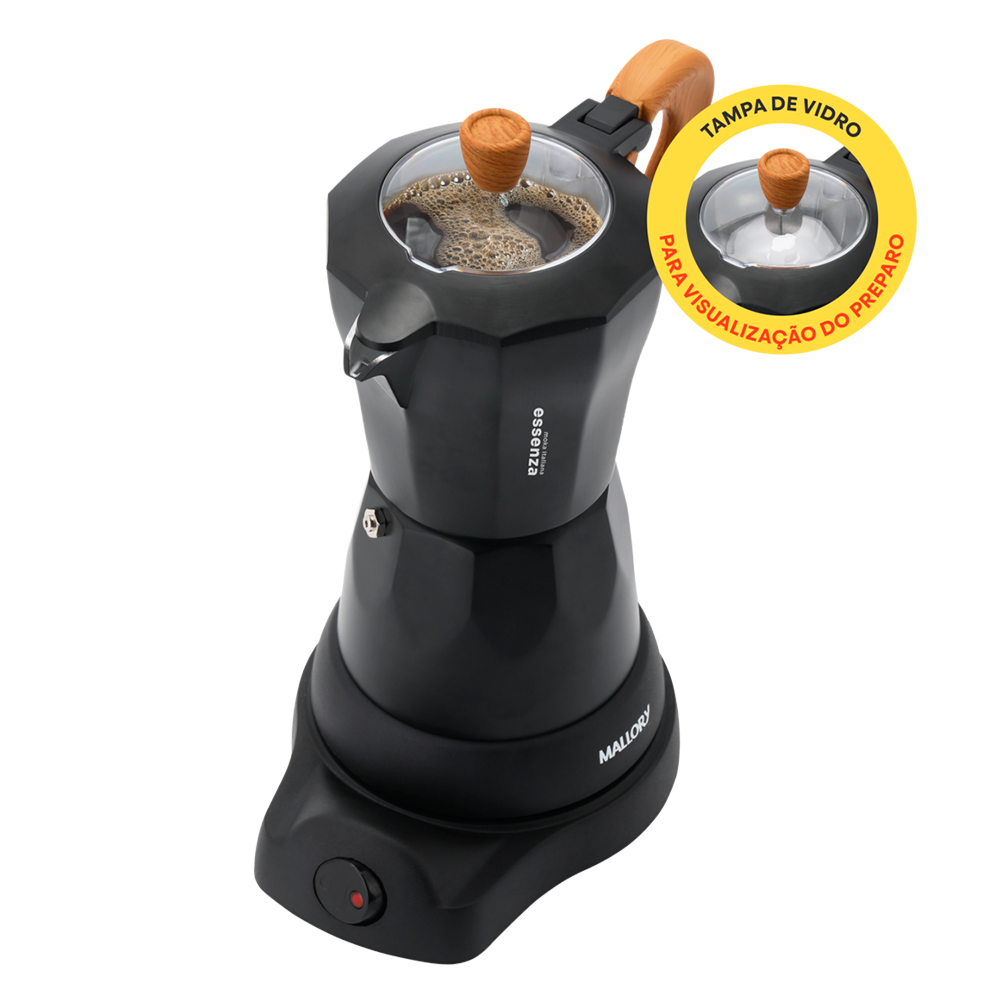 Cafeteira Elétrica Italiana Essenza Mallory B9200072 6 Xícaras — foto 6
