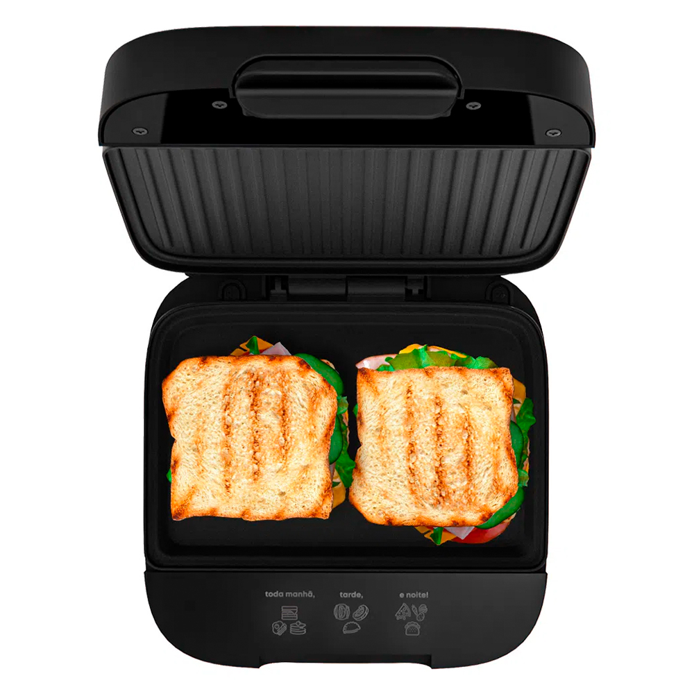 Grill Sanduicheira Cadence Click SAN400 750W Duplo Aquecimento — foto 7