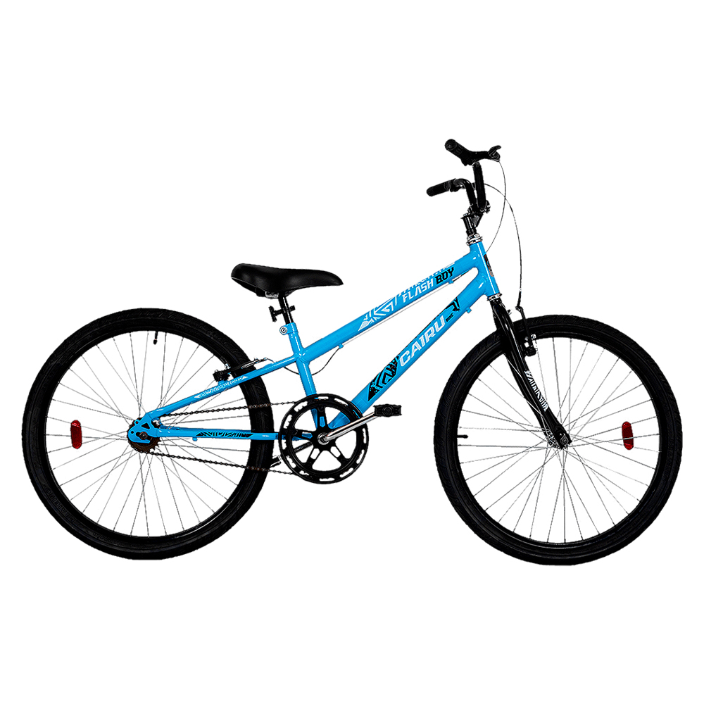 Bicicleta Aro 24 Cairu Flash Boy Sem Marcha Freio V-Break Canote Regulável