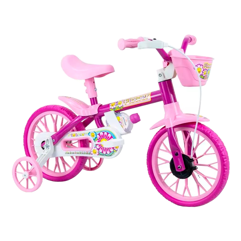 Bicicleta Infantil Aro 12 Nathor Black12 1 Marcha Cestinha