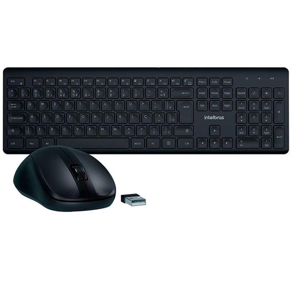Kit Teclado e Mouse Intelbras sem Fio CSI50