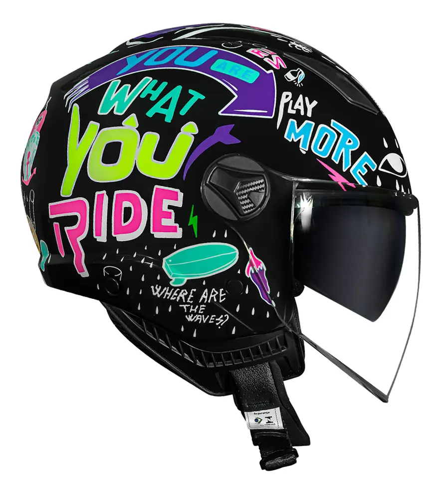 Capacete Feminino Norisk Orion Sv Free Preto — foto 3