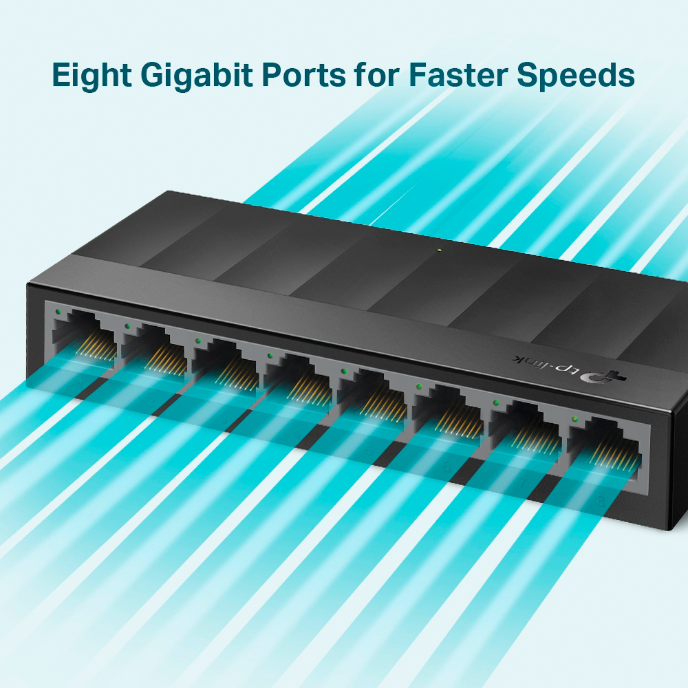 Switch TP-Link  LS1008G 8 Portas Gigabit 1000Mbps — foto 5