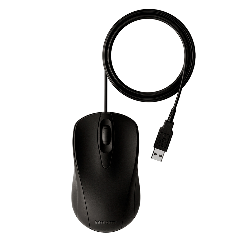 Mouse Intelbras MC120 com Fio USB 1000dpi — foto 3