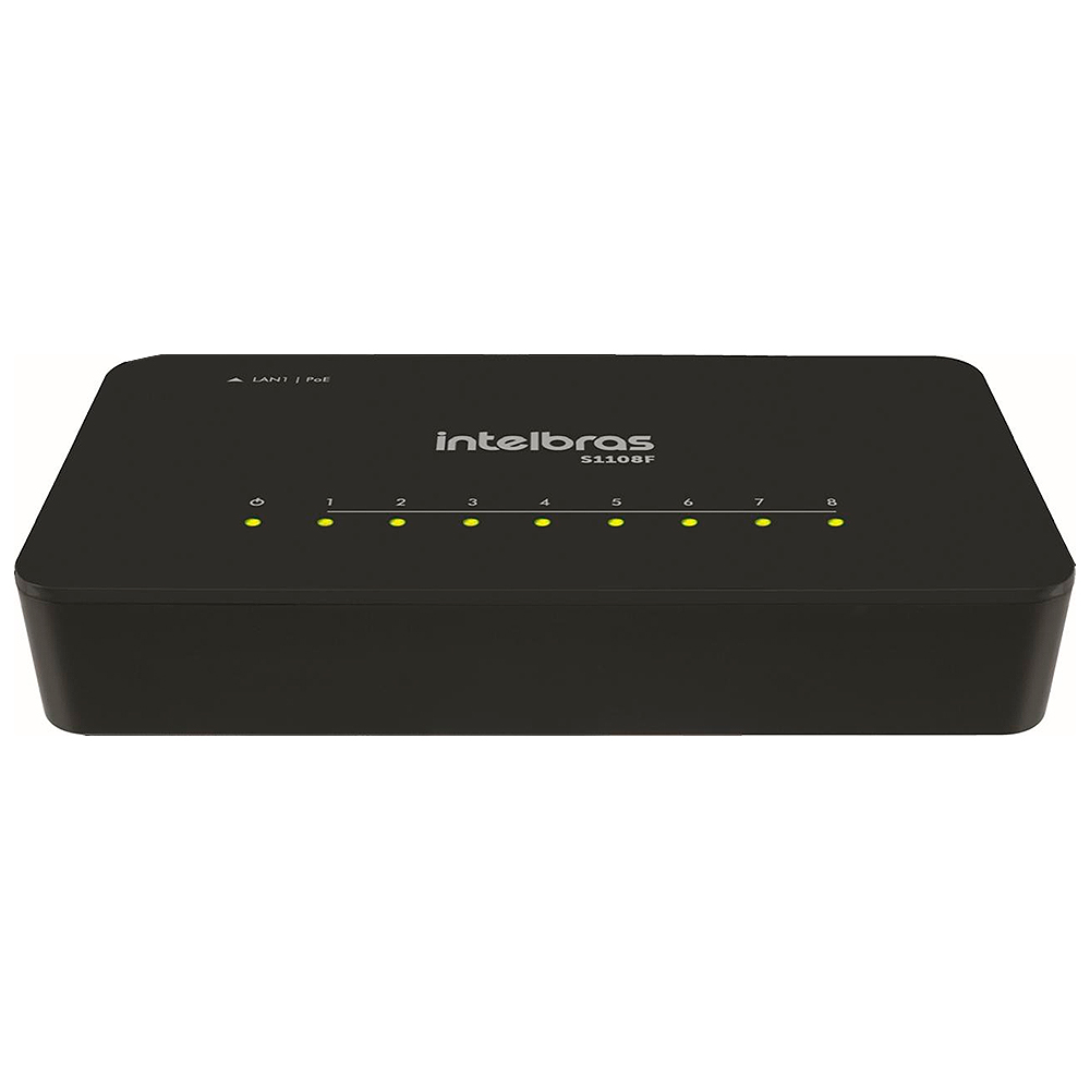 Switch Intelbras S1108F 10/1000Mbps 8 Portas 4760117 — foto 3