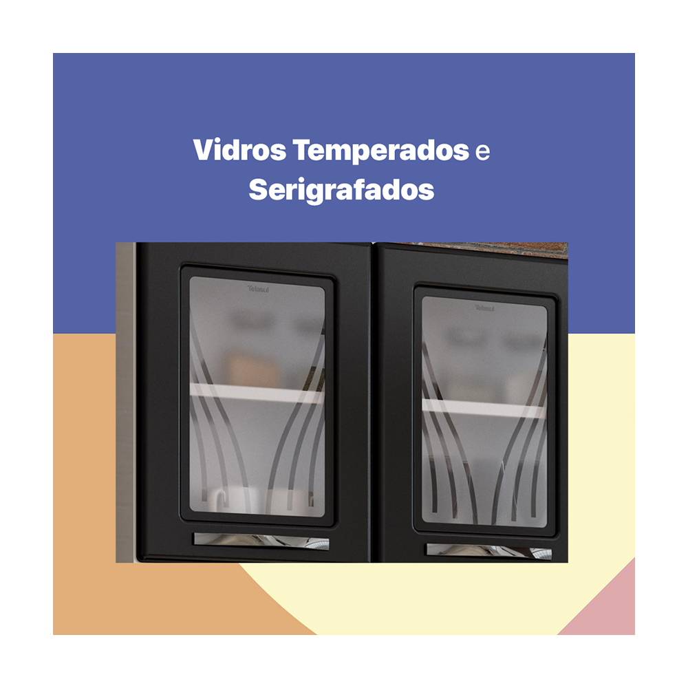 Cozinha Compacta 6 Portas 3 Gavetas Star Telasul — foto 7