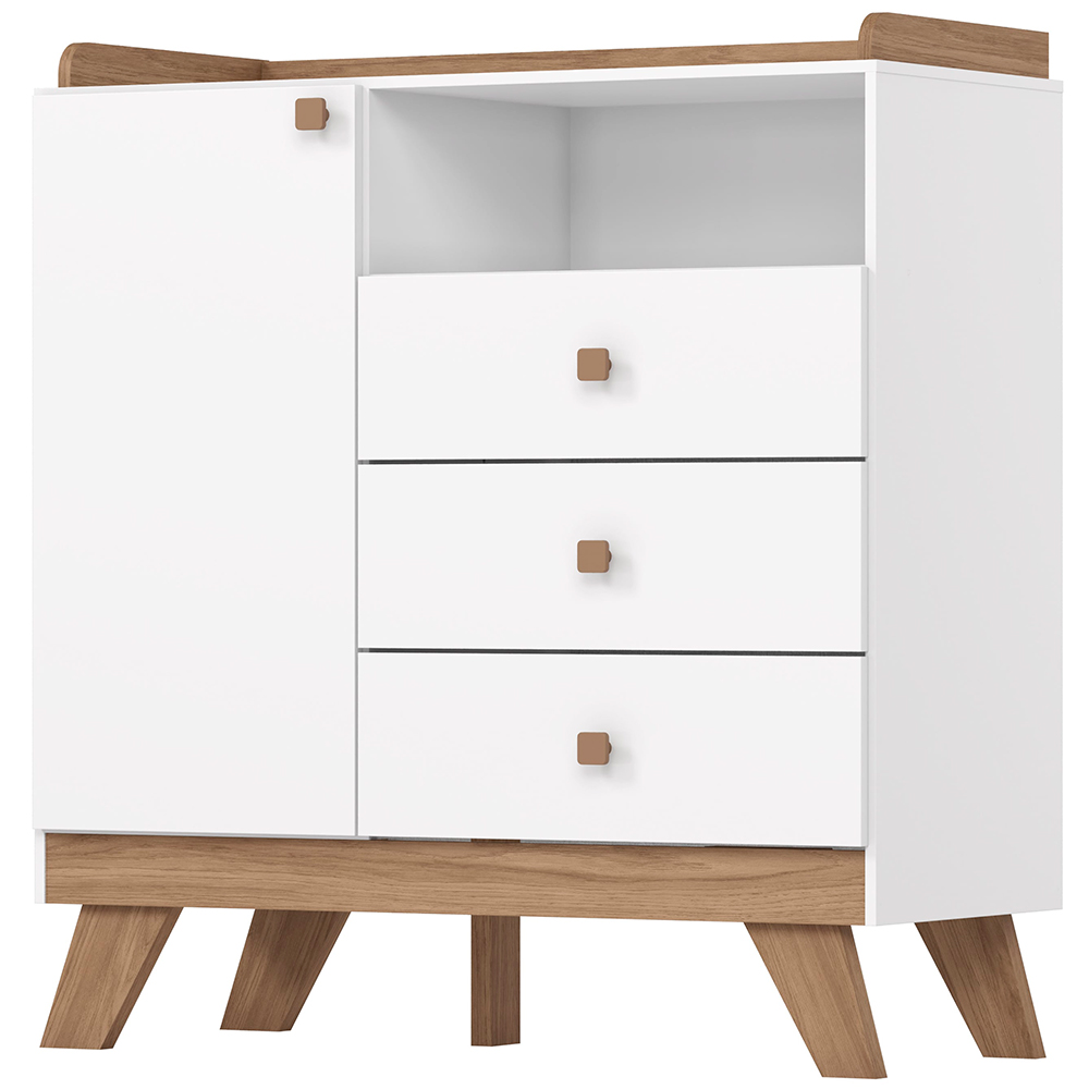 Quarto Infantil 3 Peças MDP MDF Henn Confete — foto 3