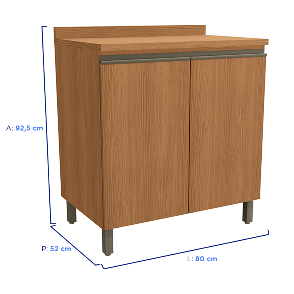 Balcão 80cm MDP Com Tampo Kappesberg Maxxi — foto 3