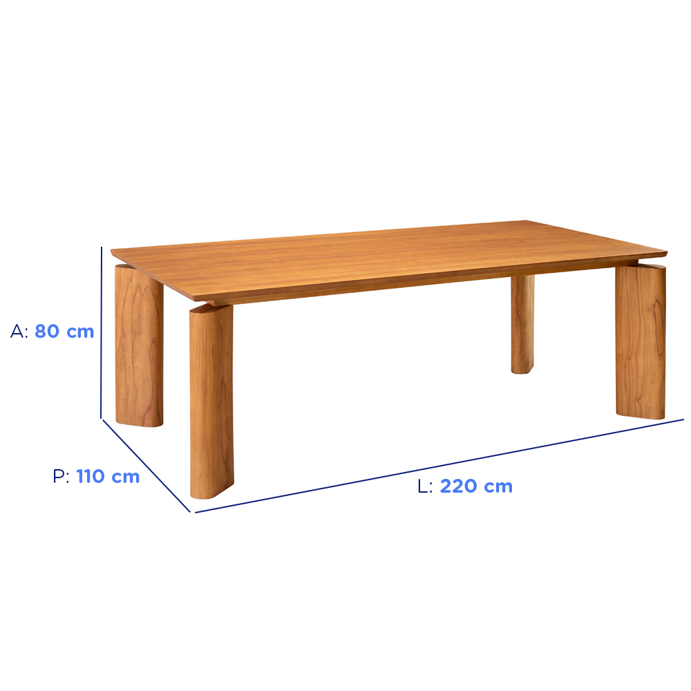 Conjunto de Mesa 8 Cadeiras Mavie Mobillare — foto 5