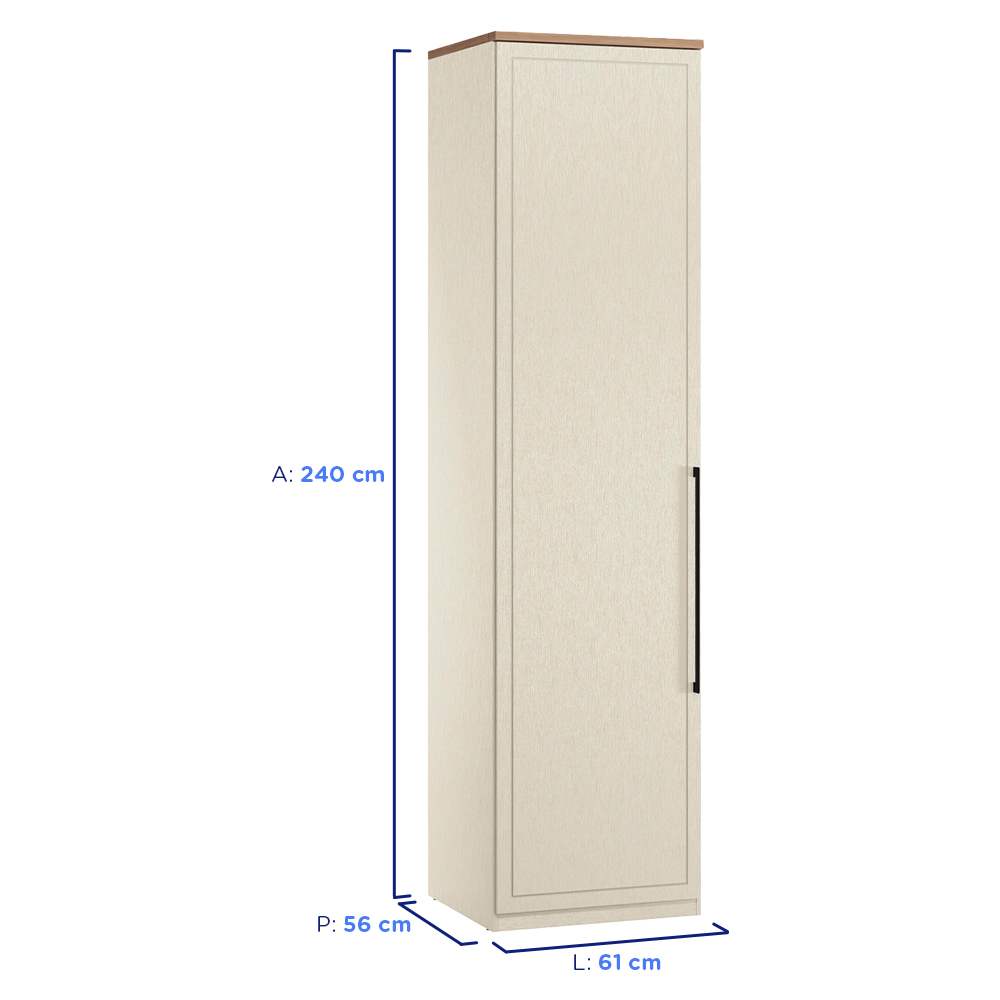 Roupeiro Modulado Santos Andira Doce Vida 6 Peças — foto 12