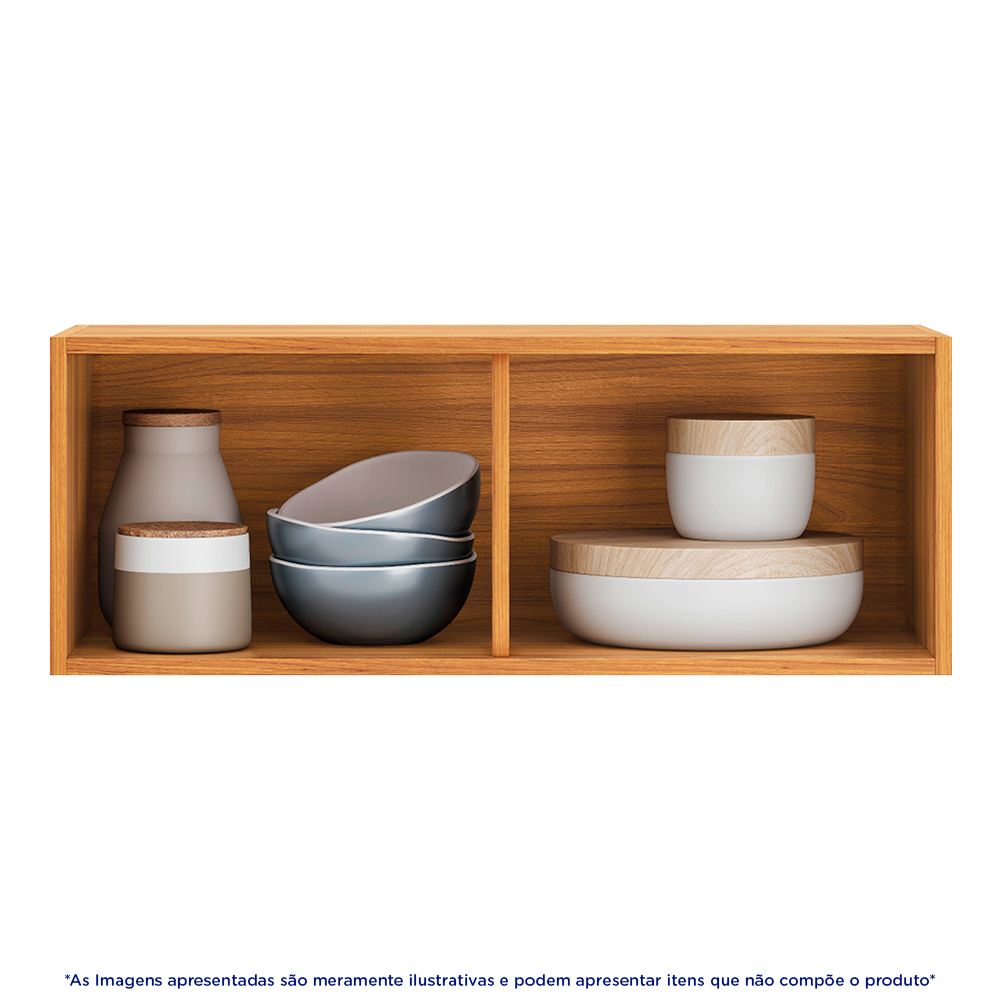 Armário Aéreo Demóbile Plena 80cm 1 Porta MDF — foto 4