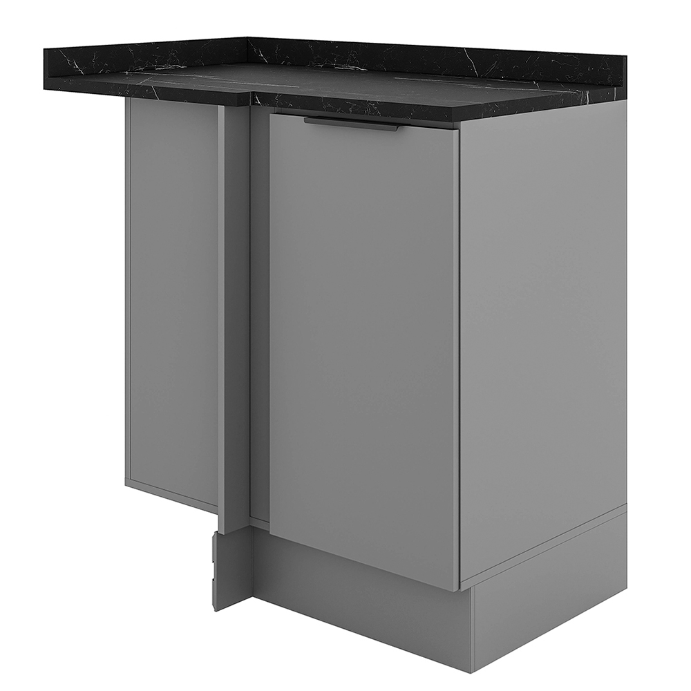 Balcão de Canto com Tampo 1 Porta 95 cm Lumina - Telasul