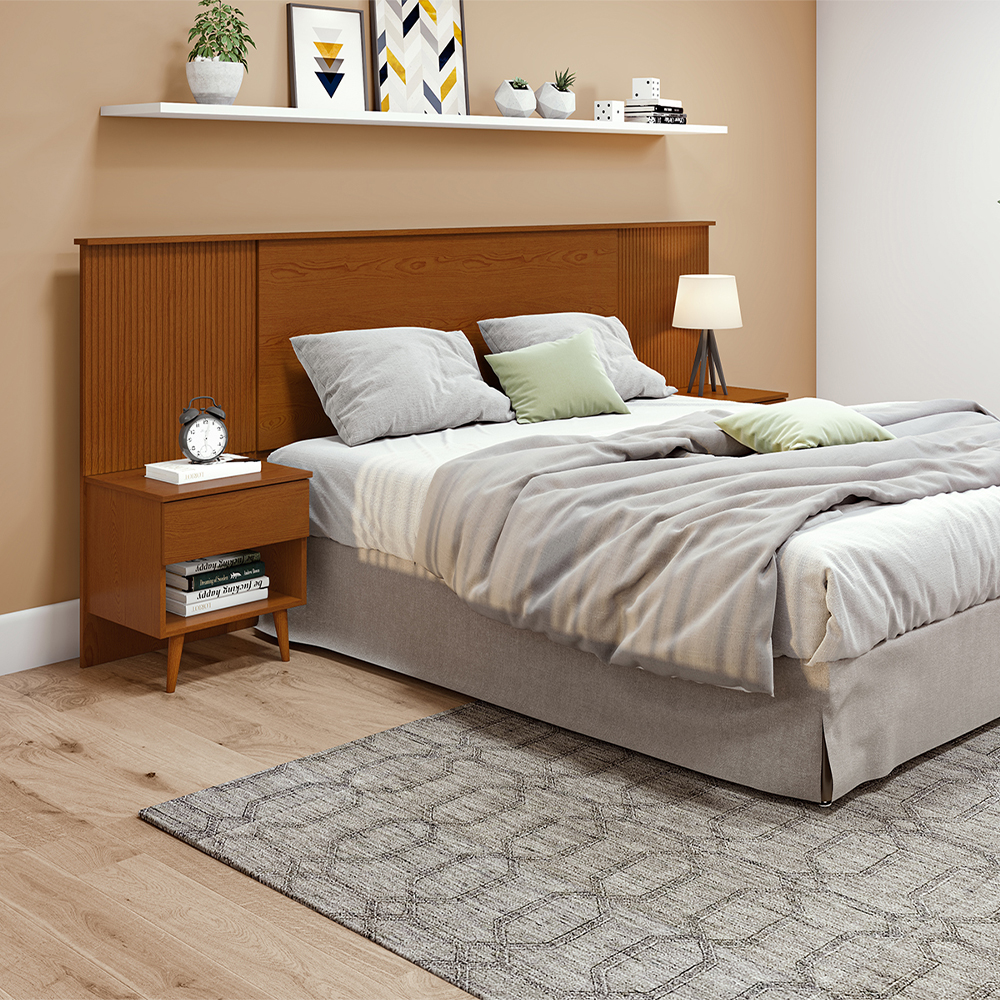 Cabeceira Casal Extensiva 259cm Like Lopas