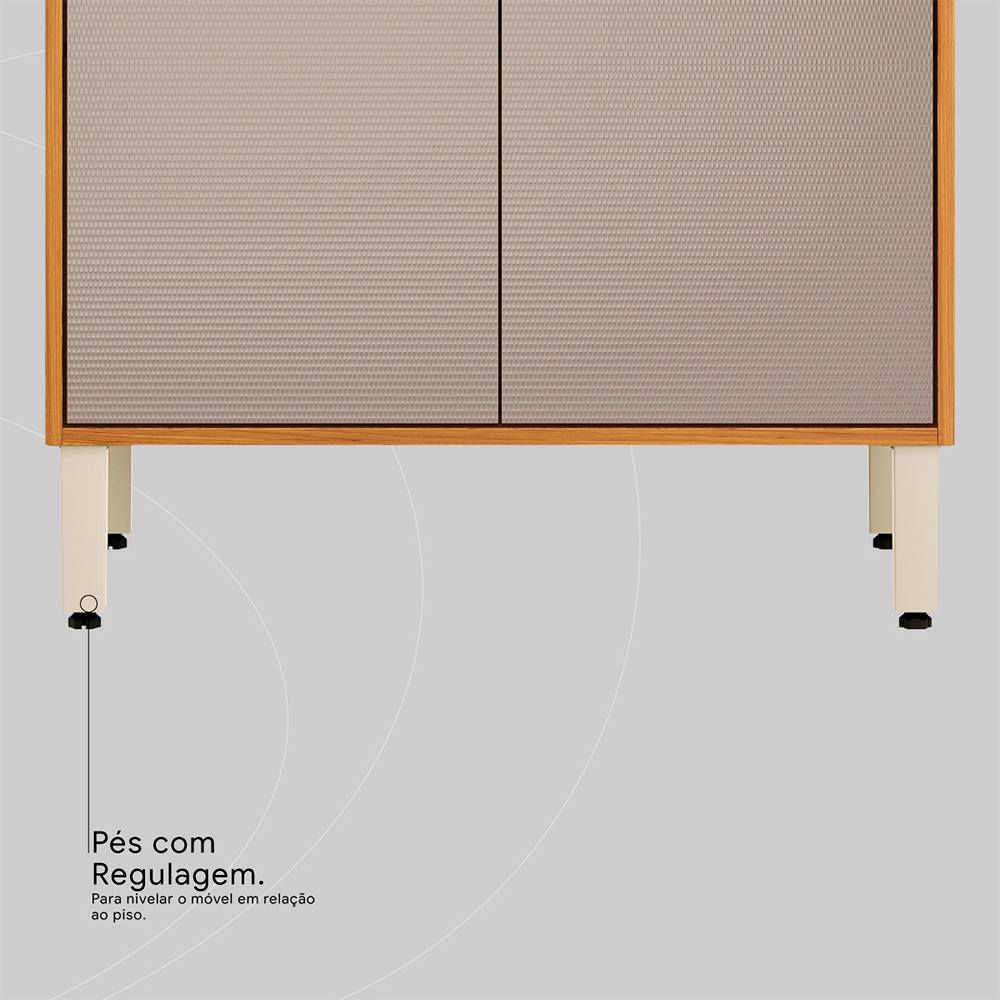 Balcão com Tampo 2 Portas 80cm Plena Demóbile — foto 8
