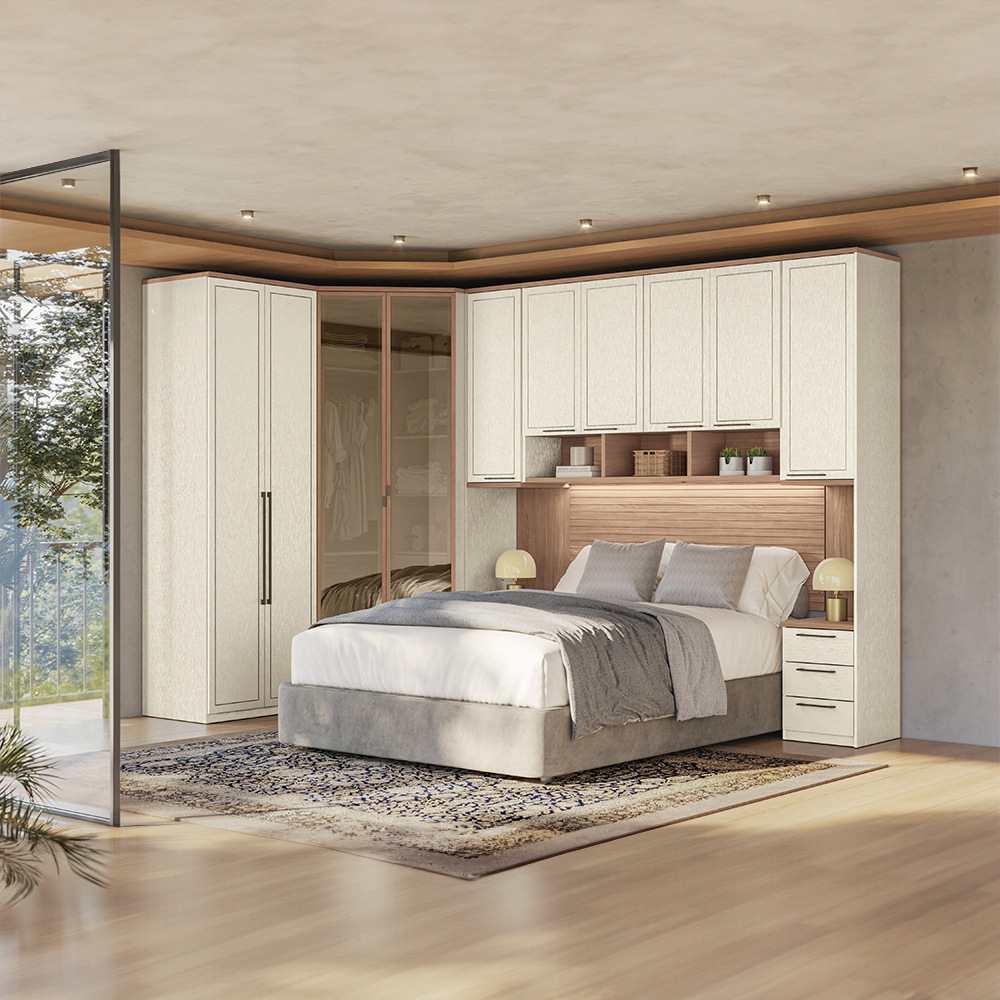 Quarto Modular Doce Vida Santos Andira 6 Peças
