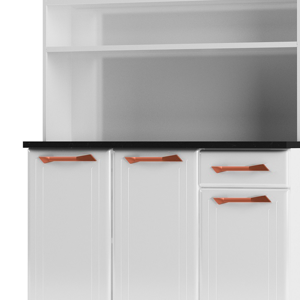 Cozinha Compacta 5 Portas 1 Gaveta Manu - Telasul — foto 6