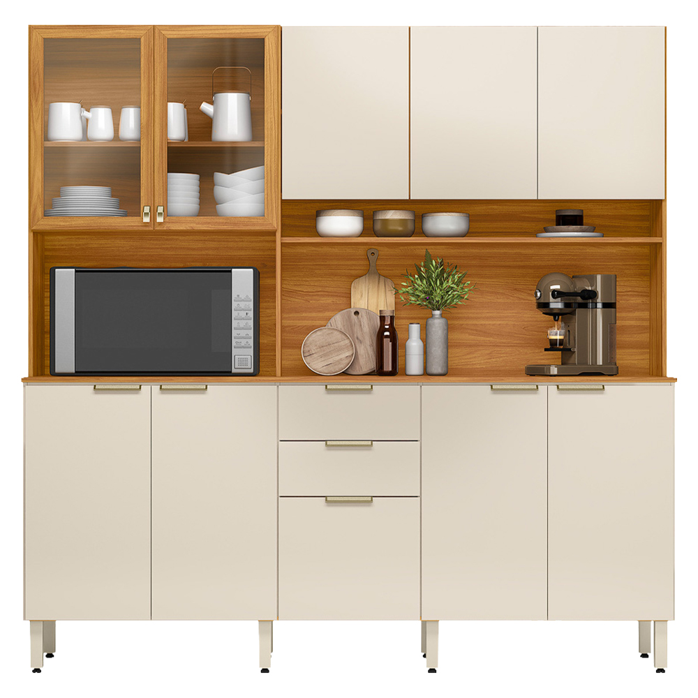 Cozinha Compacta Demóbile Amora 10 Portas 2 Gavetas — foto 4