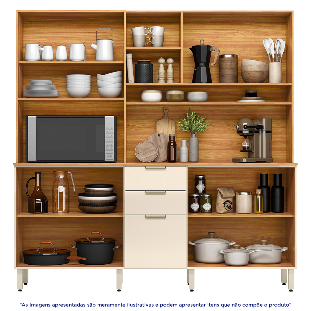 Cozinha Compacta Demóbile Amora 10 Portas 2 Gavetas — foto 5