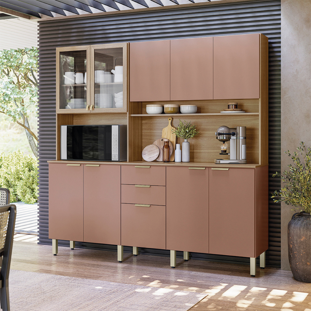 Cozinha Compacta Demóbile Amora 10 Portas 2 Gavetas — foto 10