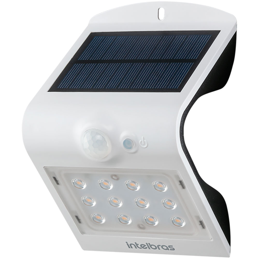Arandela Solar Intelbras ASI 220 LED Amarelo 220 Lúmens